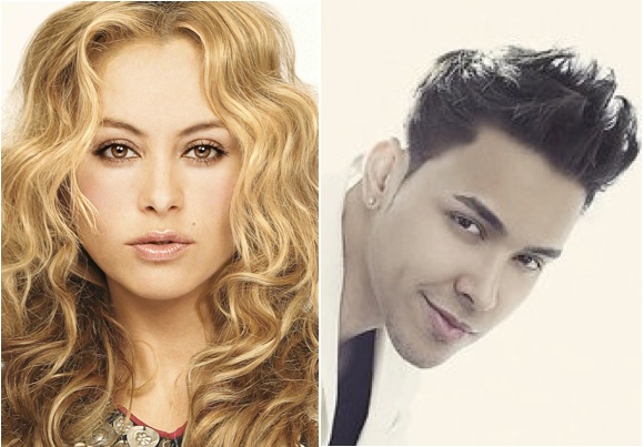 Top recording stars Paulina Rubio and Prince Royce named first coaches of Telemundo's "La Voz Kids."