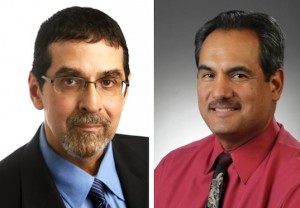 David González (left) and Gilbert Bailón will be inducted into the NAHJ Hall of Fame on August 26.