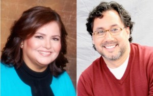 Silvia Botello and Cesar Osmar