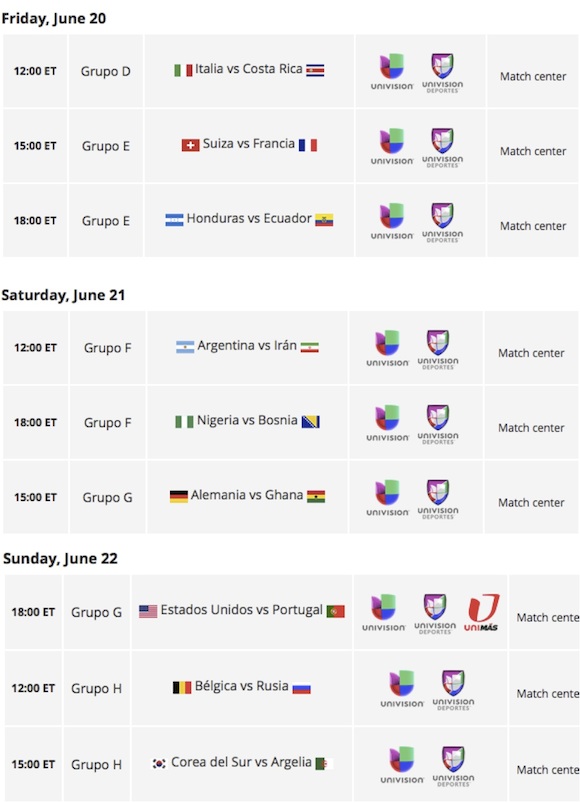 FIFA sched 4