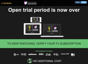 Univision video streaming app