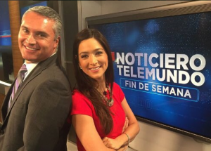 Felicidad Aveleyra , who was co-anchoring weekends with Del Villar will now share the desk with Vélez.