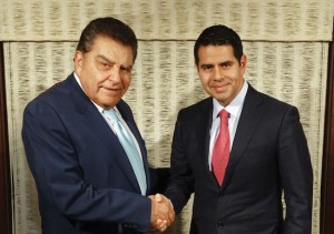 Don Francisco and Cesar Conde