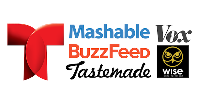 Telemundo-Mashable-Buzzfeed-Tastemade-Vox-Wise