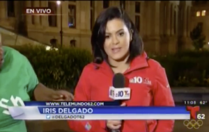 Iris Delgado live shot attack