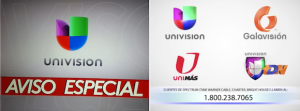 Univision - Charter blackout messages