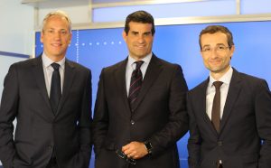 Philip Klint, Adhemar Montagne, and Juan Manuel Benitez